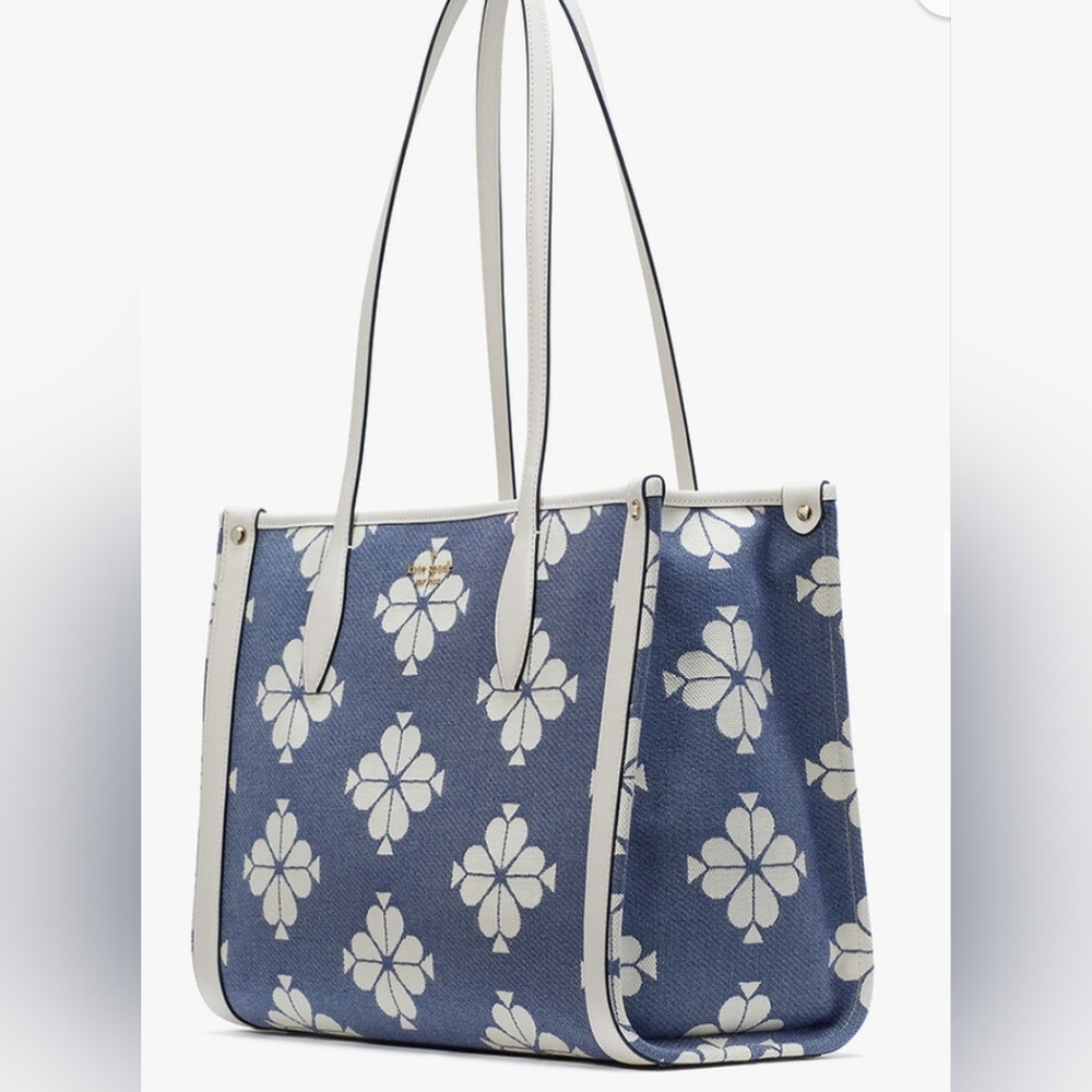 Kate spade denim flower medium tote - Picture 5 of 6